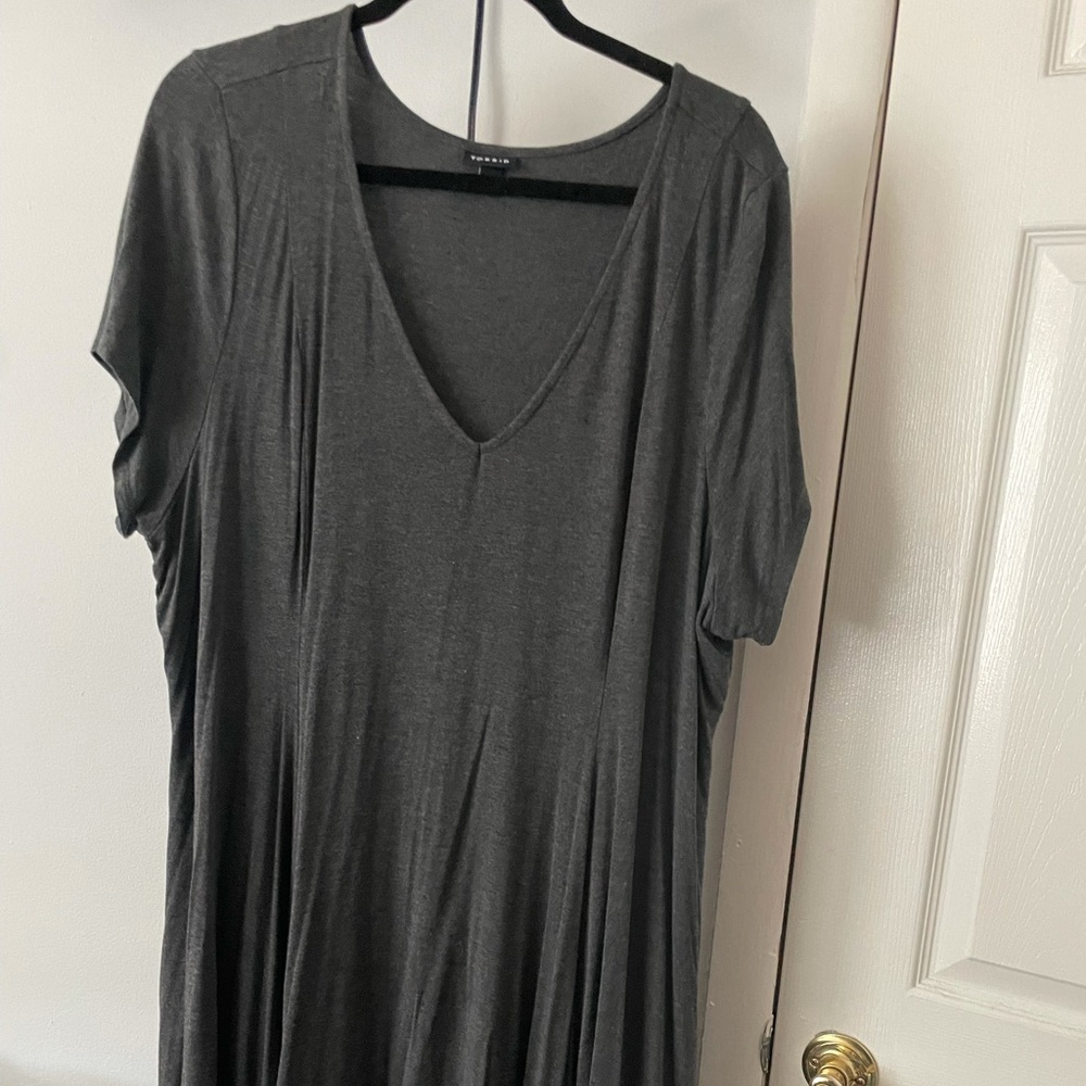 Torrid trapeze dress size 3 gray worn once